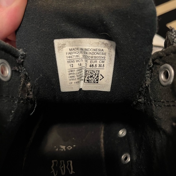 Men’s Converse All Star Chuck Taylors size 12 - Picture 8 of 9